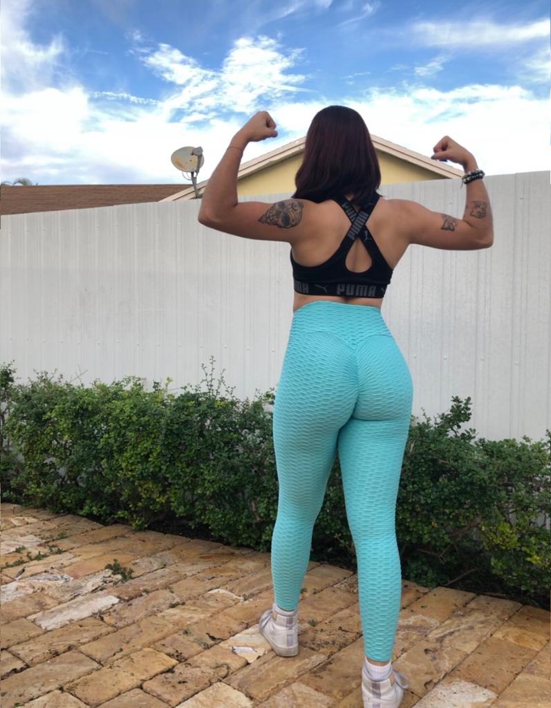 Women's Mint Green Butt Lifting Workout Yoga Leggings – CLOTHES