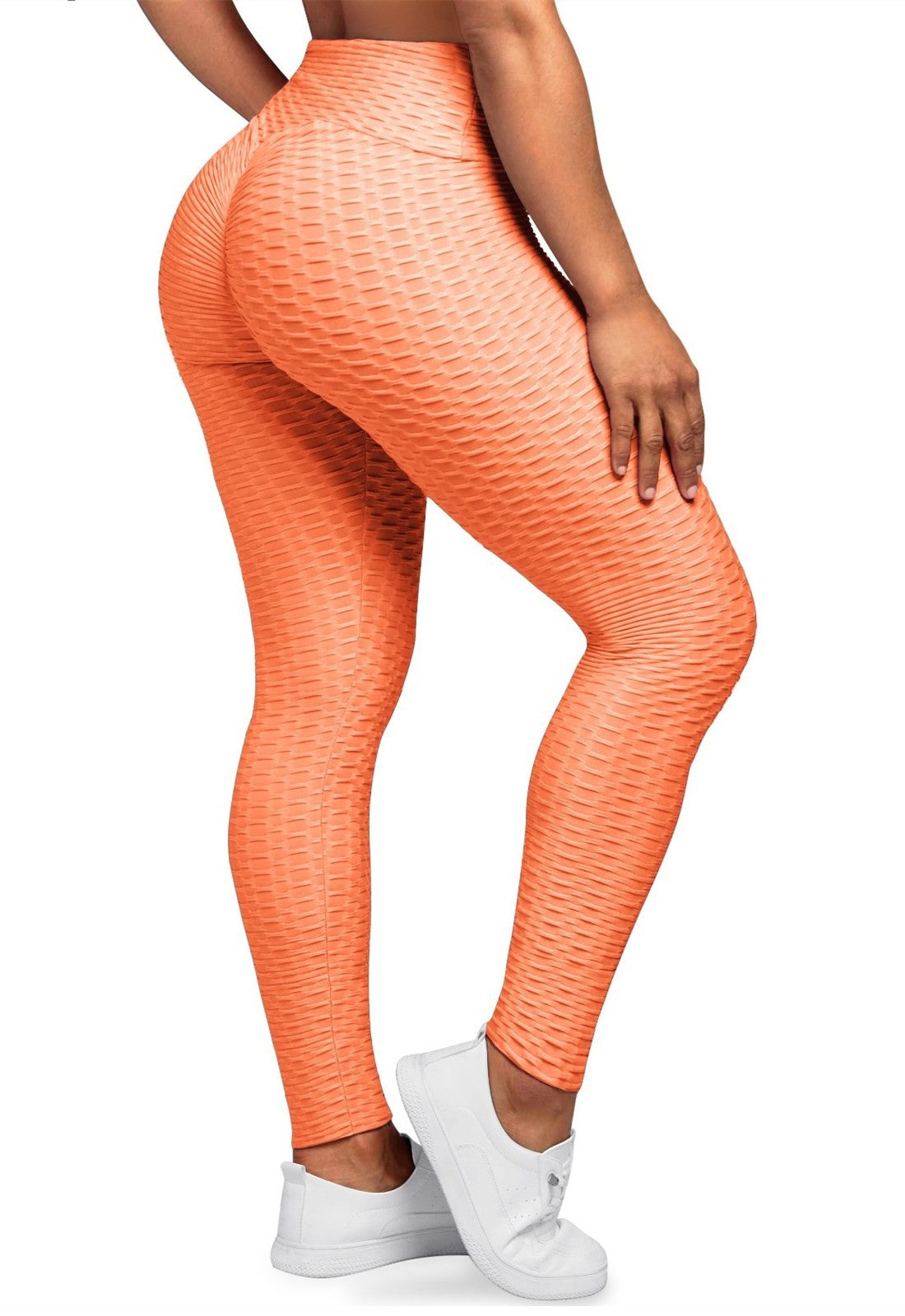 Women's Orange Butt Lifting Workout Yoga Leggings