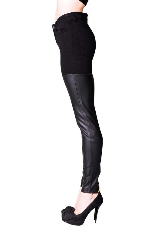 Women's Rayon Spandex Pants With Zipper