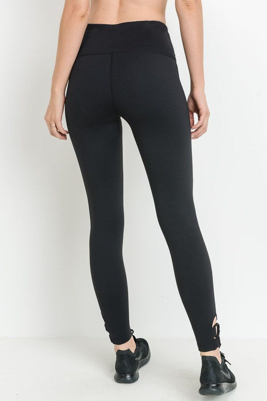 Mono B Black Side Strap Full Length Yoga Leggings – CLOTHES FOR COMFORT